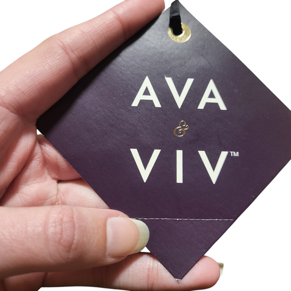 NWT Ava & Viv green pants, size 1x - Picture 7 of 7